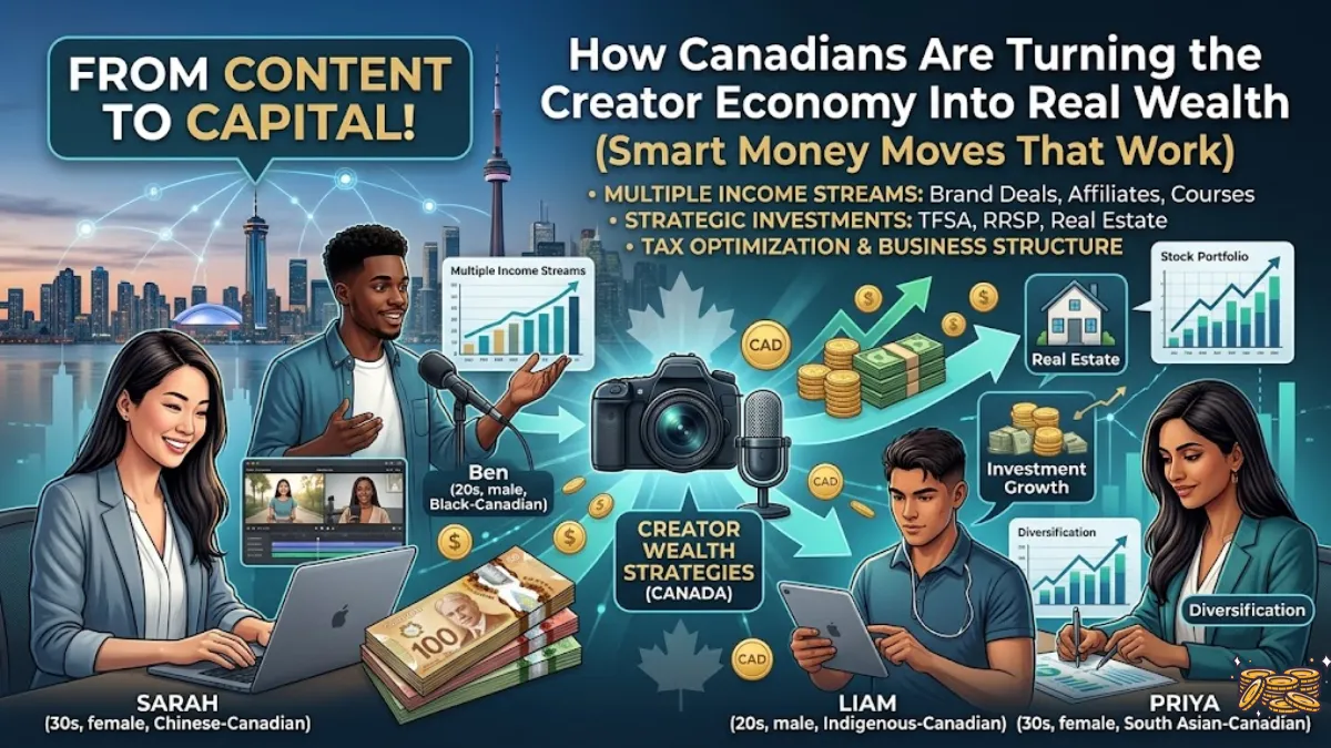 How Canadians Are Turning the Creator Economy Into Real Wealth (Smart Money Moves That Work)
