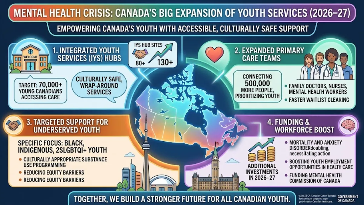 Mental Health Crisis: Canada’s Big Expansion of Youth Services in 2026–27